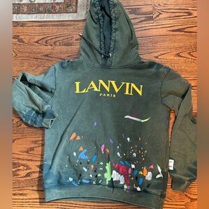 Lanvin and Gallery Dept hoodie size medium made in Italy